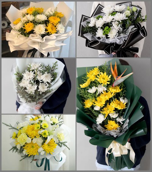 贵州铜仁市松桃县盘石镇粑粑村白事花束代送